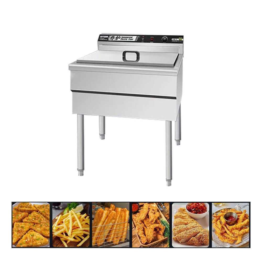 Countertop Deep Fryer With Timer - 대형 상업용 스테인리스 스틸 전기식 7000W,