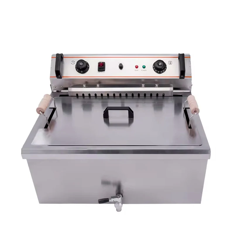 Electric Fryer Commercial 20L - 상업용 전기 튀김기 20L 단일 실린더