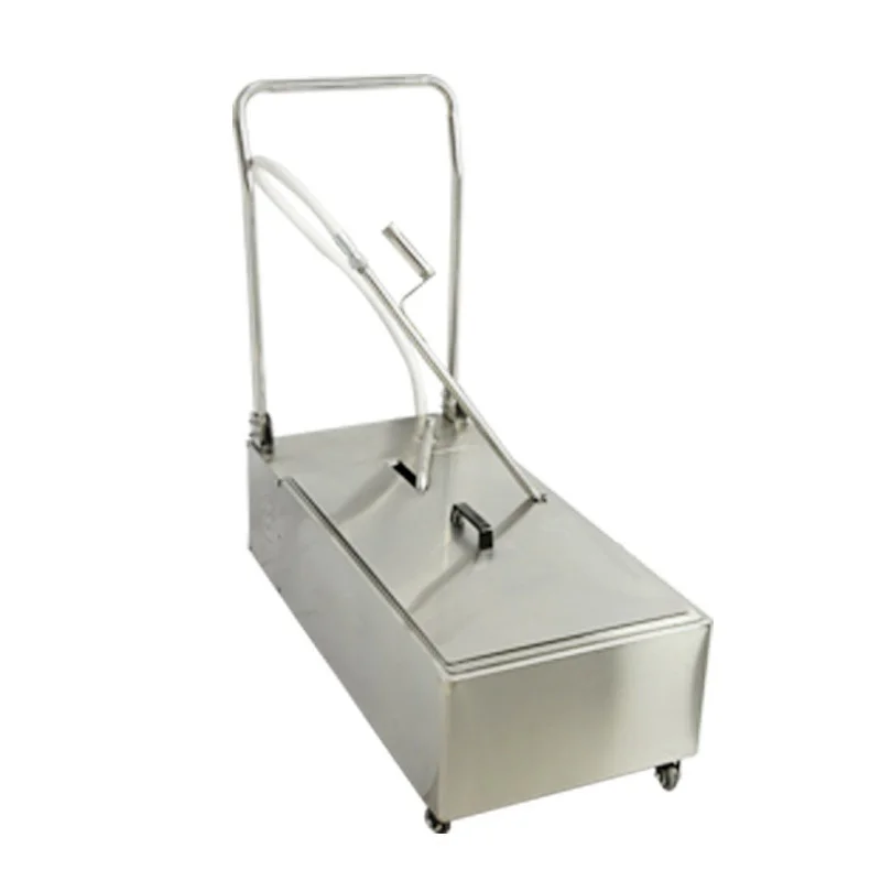 Fryer Oil Filtration Machine - 48L 용량의 오일 여과 카트, 스테인리스