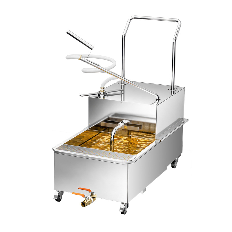 Fryer Oil Filtration Machine - 상업용 딥 프라이어 오일 필터 기계
