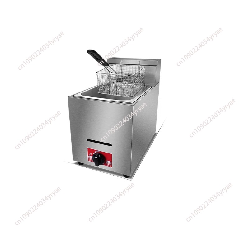 Commercial Gas Deep Fryer Propane - 상업용 LPG 가스 딥 프라이어, 8L