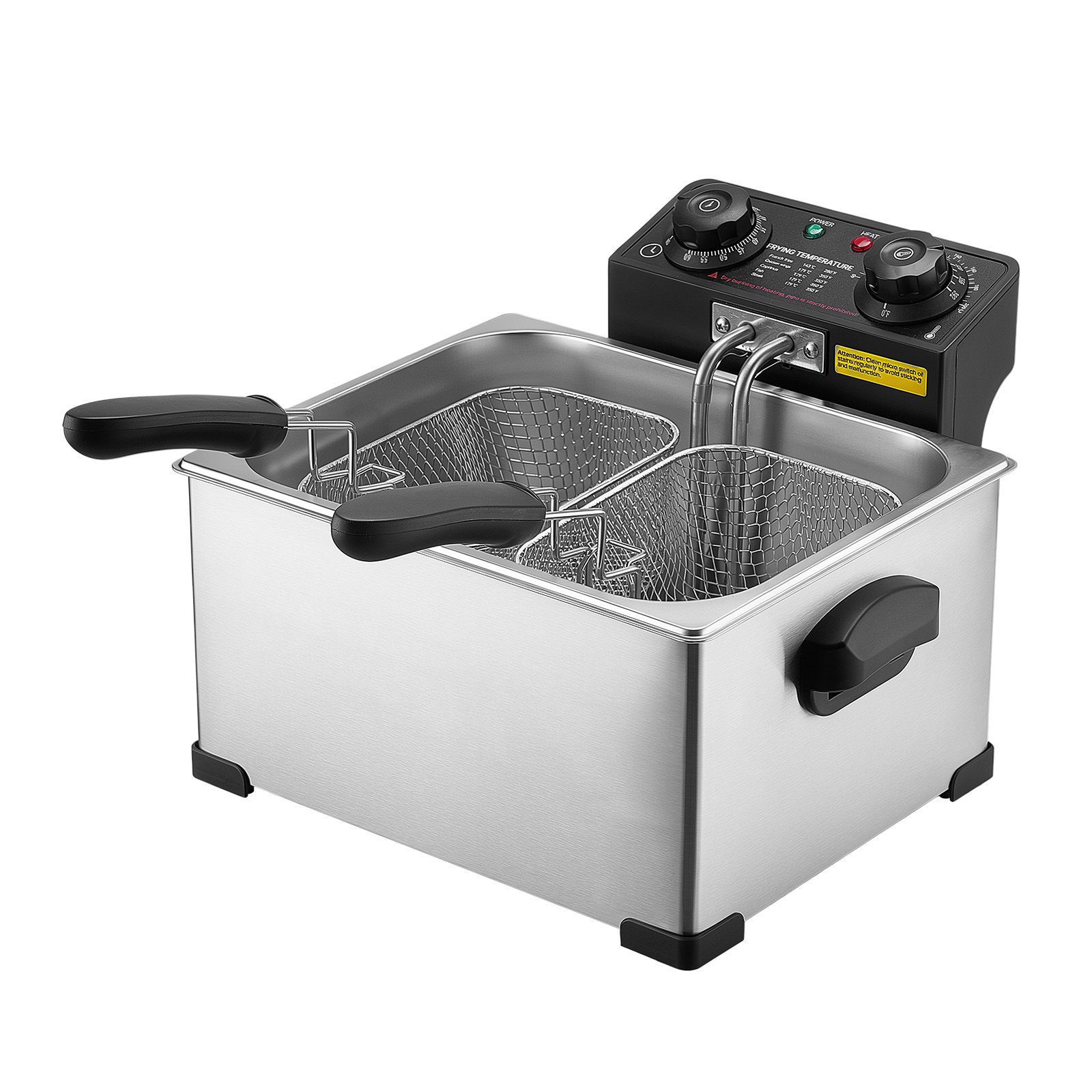 Countertop Deep Fryer With Timer - 상업용 전기 딥 프라이어, 9.51쿼트, 1700W