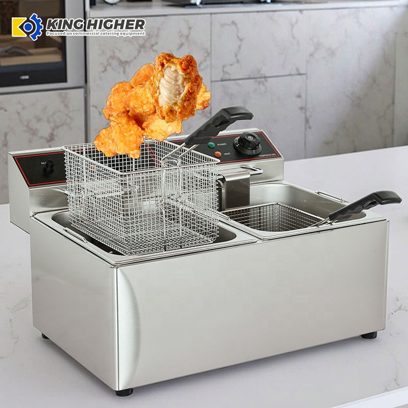 Countertop Deep Fryer With Timer - 상업용 전기 카운터탑 딥 프라이어 고품질