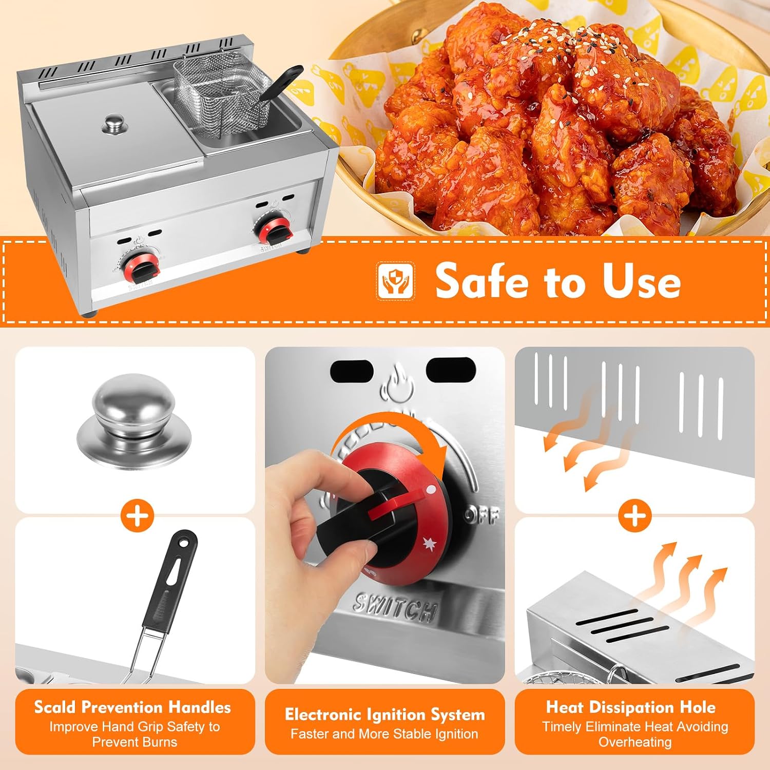 상업용 가스 딥 프라이어 12L 카운터탑 스테인리스 스 - Commercial Deep Fryer Double Tank 12L 리뷰 및 가격