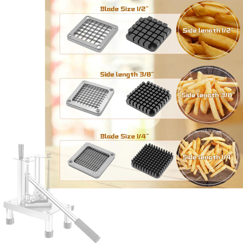 수동 감자 슬라이서 스테인레스 스틸 프렌치 프라이 커터 - Commercial French Fry Cutter 리뷰 및 가격