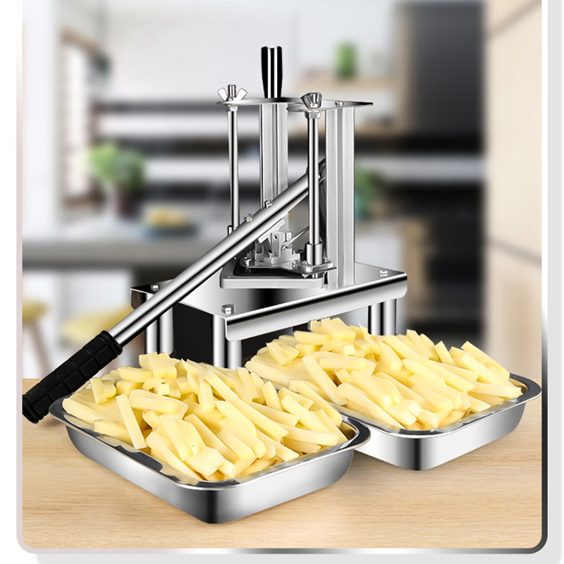 수동 감자 슬라이서 스테인레스 스틸 프렌치 프라이 커터 - Commercial French Fry Cutter 리뷰 및 가격