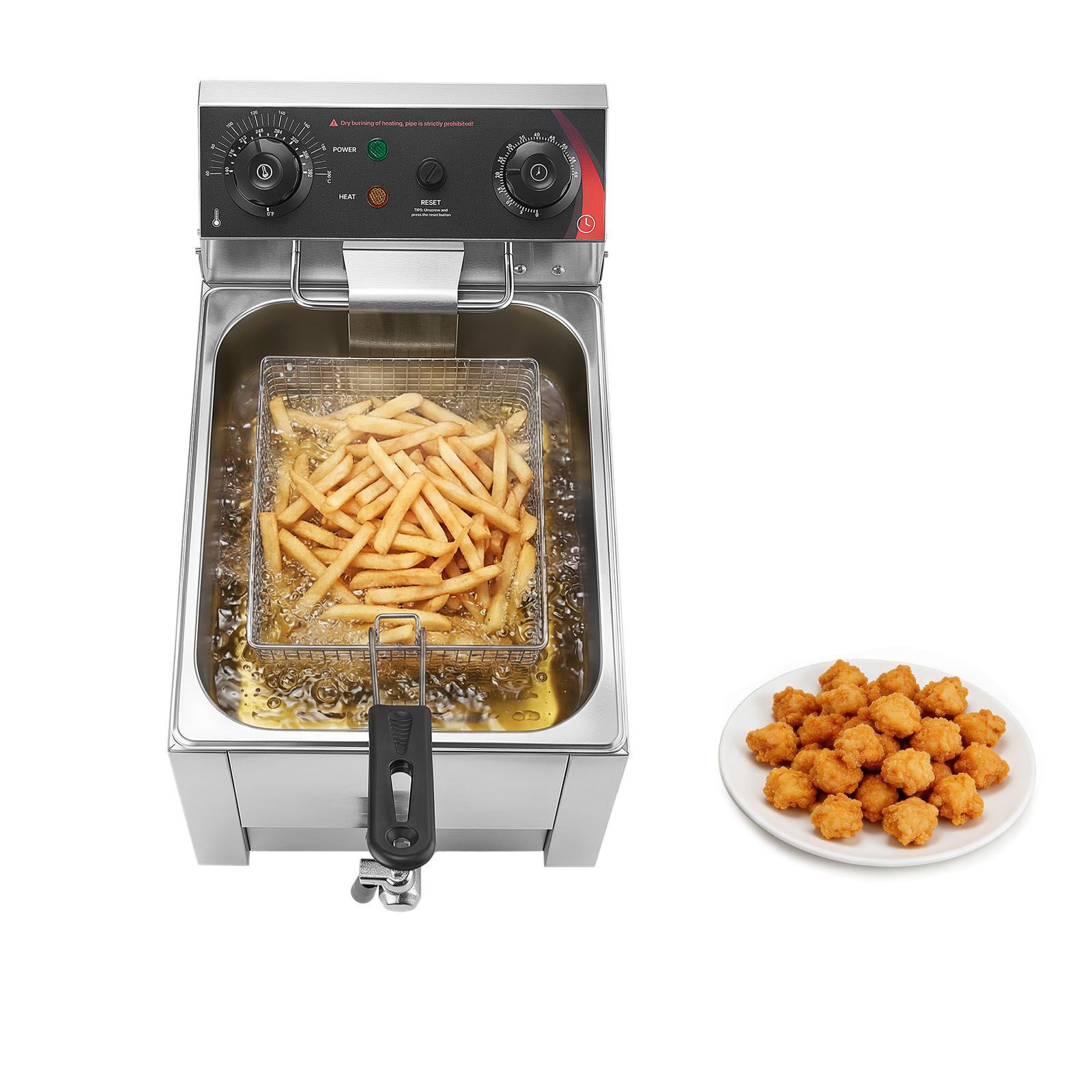 상업용 전기 딥 프라이어, 오일 여과 기능 업그레이드, - Fryer Basket Commercial Stainless 리뷰 및 가격