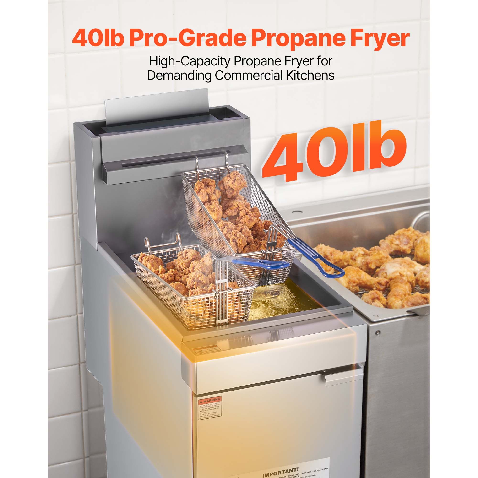 상업용 딥 프라이어, 레스토랑용 3구 프라이어, 스테인 - Commercial Gas Deep Fryer Propane 리뷰 및 가격