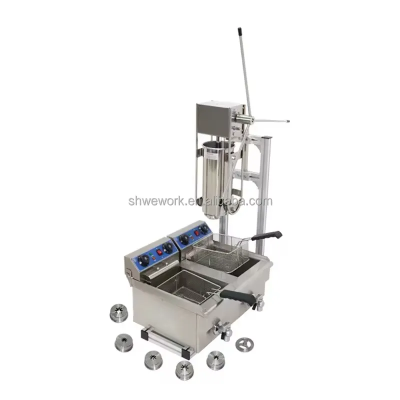 상업용 전기 추로스 제조기, 프라이어 포함, 스페인 추 - Electric Churro Maker Machine 리뷰 및 가격