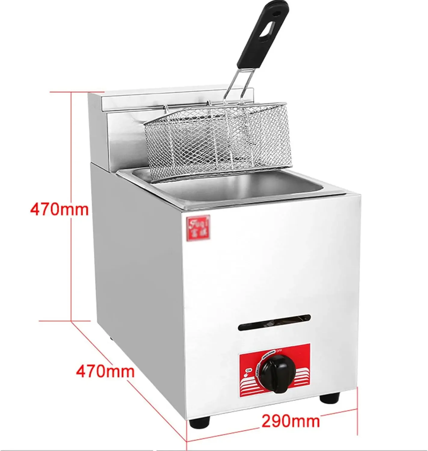 상업용 가스 프라이어 테이블탑 싱글/더블 실린더 프로판 - Commercial Gas Deep Fryer Propane 리뷰 및 가격