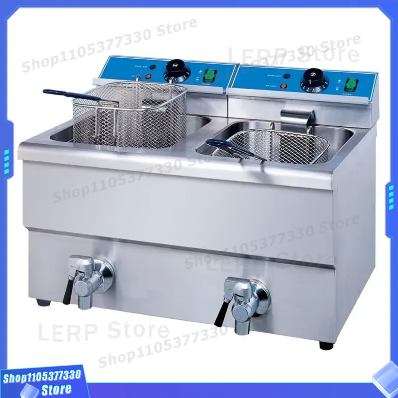 전기 딥 프라이어 12L 더블 탱크 상업용 주방 장비  - Commercial Deep Fryer Double Tank 12L 리뷰 및 가격