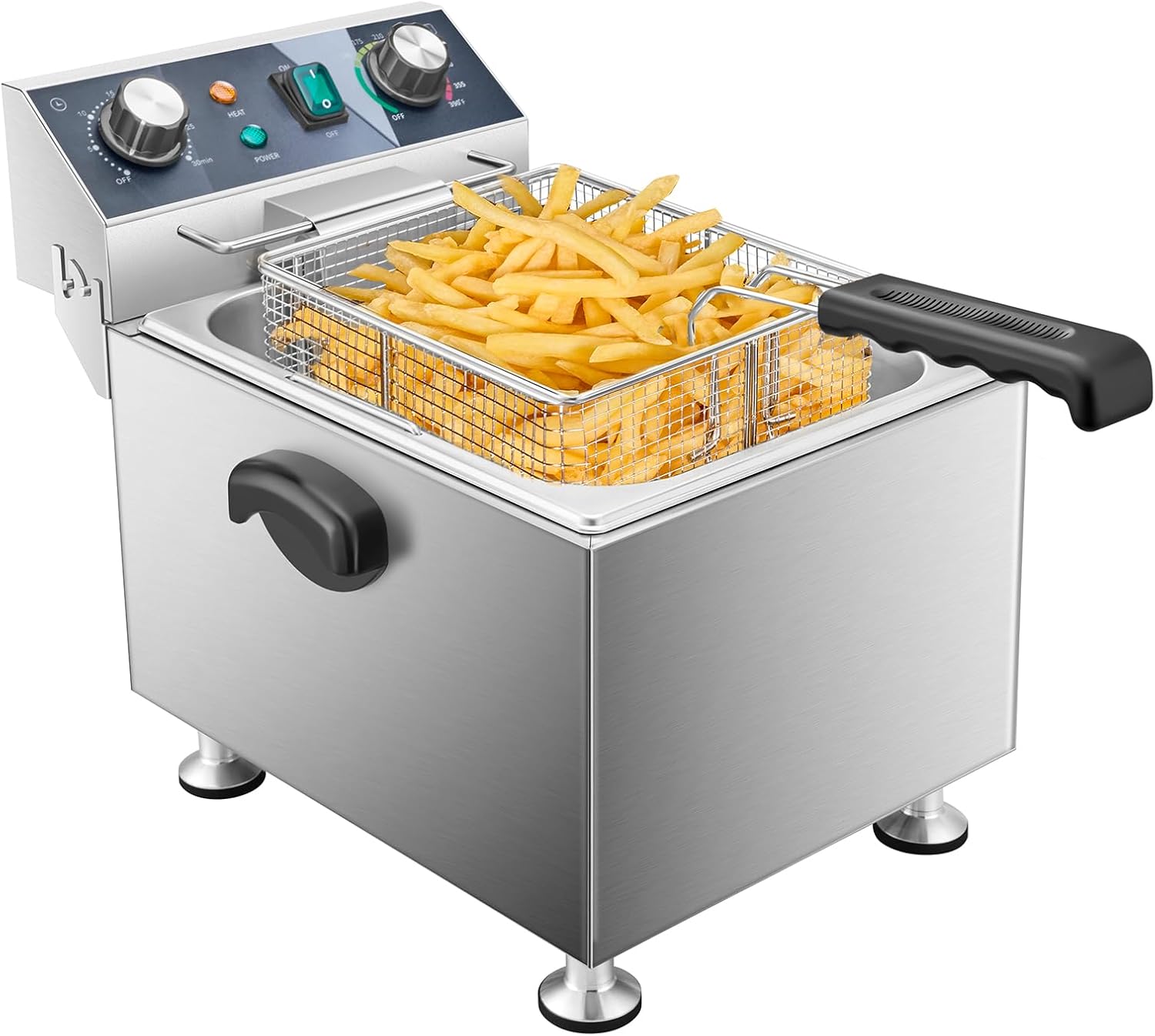 전기 딥 프라이어 - 13L 13.7QT 상업용 딥 프 - Fryer Basket Commercial Stainless 리뷰 및 가격