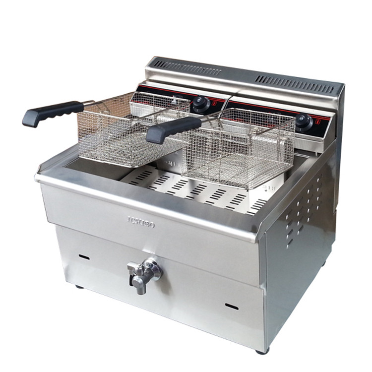 상업용 가스 딥 프라이어, 프로판 40L 스테인리스 스 - Commercial Gas Deep Fryer Propane 리뷰 및 가격