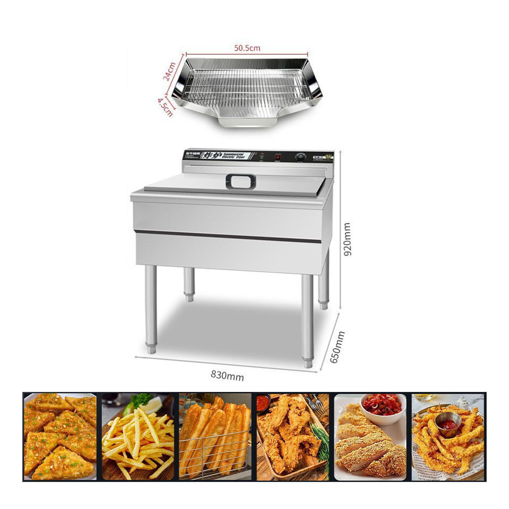 대형 상업용 스테인리스 스틸 전기식 7000W, 45L - Countertop Deep Fryer With Timer 리뷰 및 가격