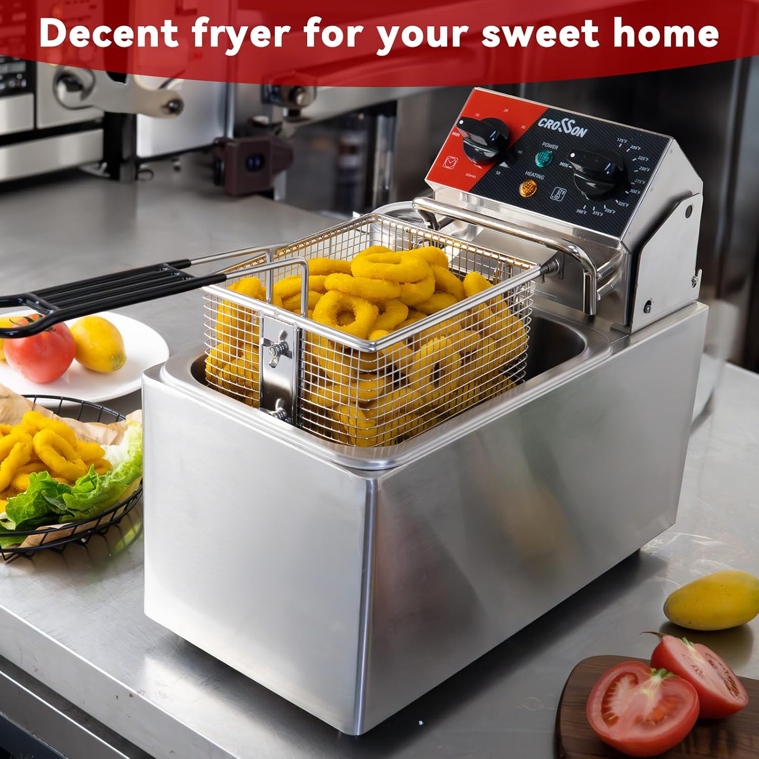 ^10Lbs 전기 카운터탑 딥 프라이어(이지 클린 회전 - Countertop Deep Fryer With Timer 리뷰 및 가격