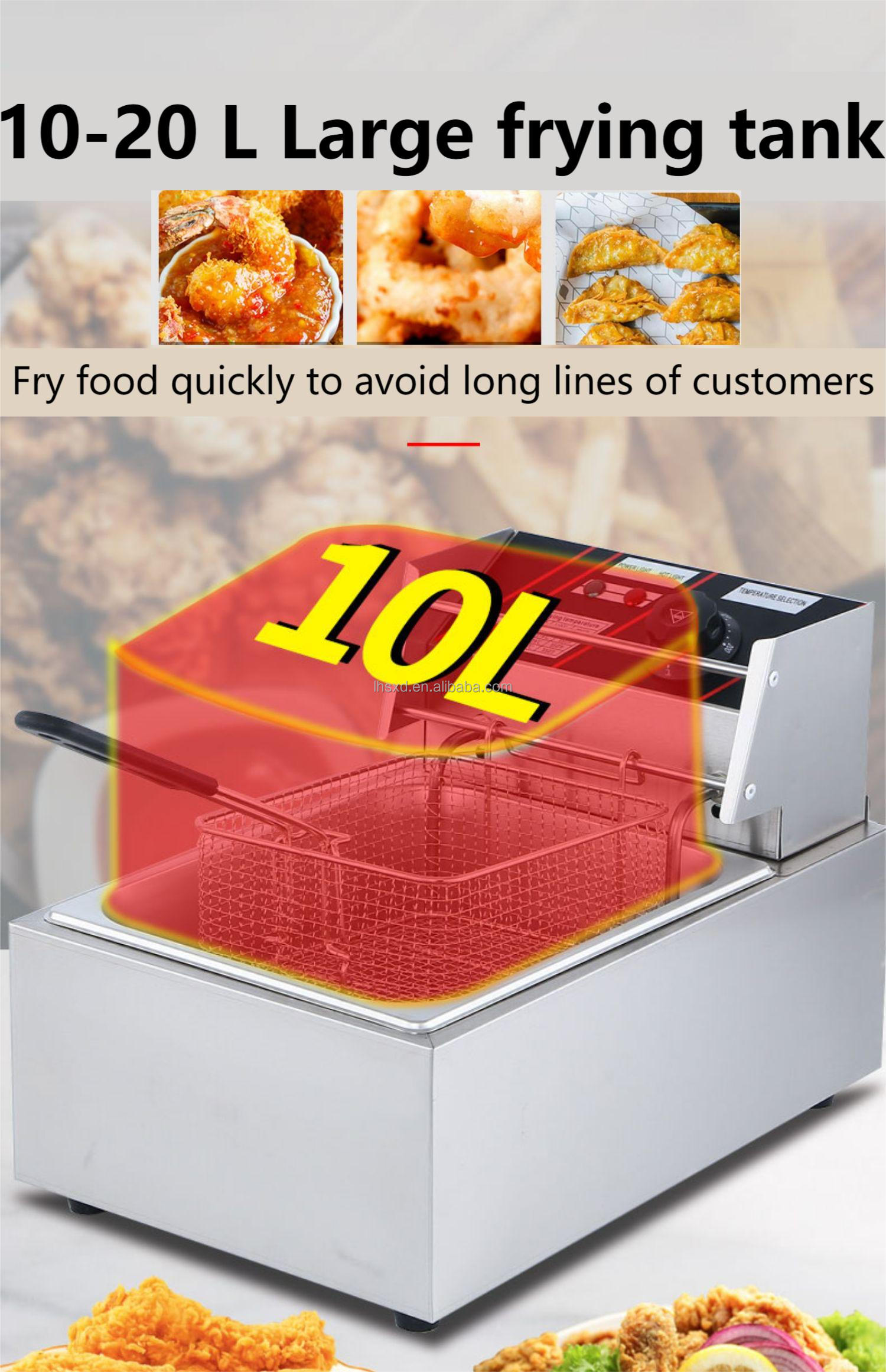 가정용 20L 대용량 튀김기, 치킨, 감자칩, 감자튀김 - Electric Fryer Commercial 20L 리뷰 및 가격