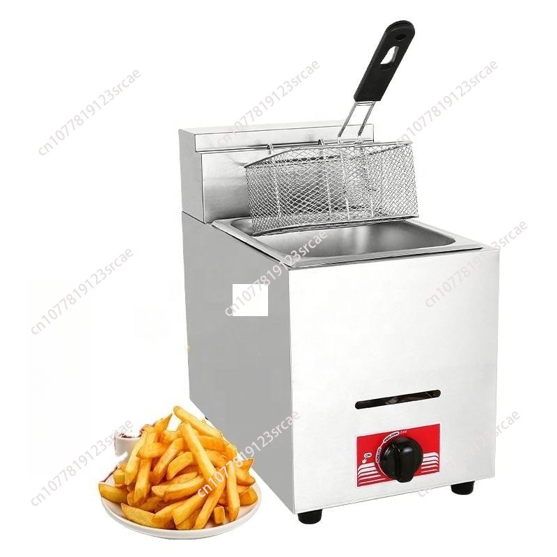 상업용 LPG 가스 딥 프라이어, 8L 바스켓 및 뚜껑 - Commercial Gas Deep Fryer Propane 리뷰 및 가격