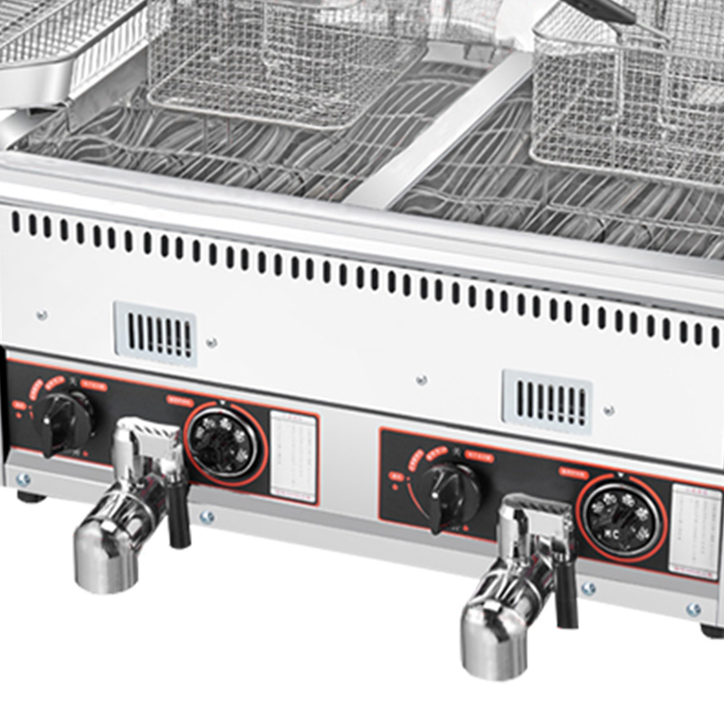12L+12L 핫 세일 감자칩 치킨 딥 프라이어 상업용 - Commercial Gas Deep Fryer Propane 리뷰 및 가격