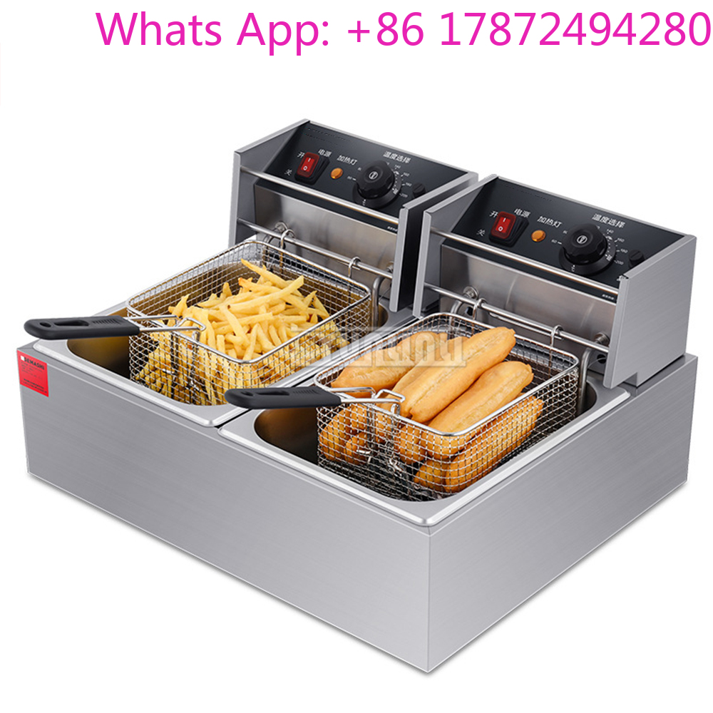 20L 전기 더블 딥 프라이어 스테인리스 스틸 딥 프라 - Electric Fryer Commercial 20L 리뷰 및 가격