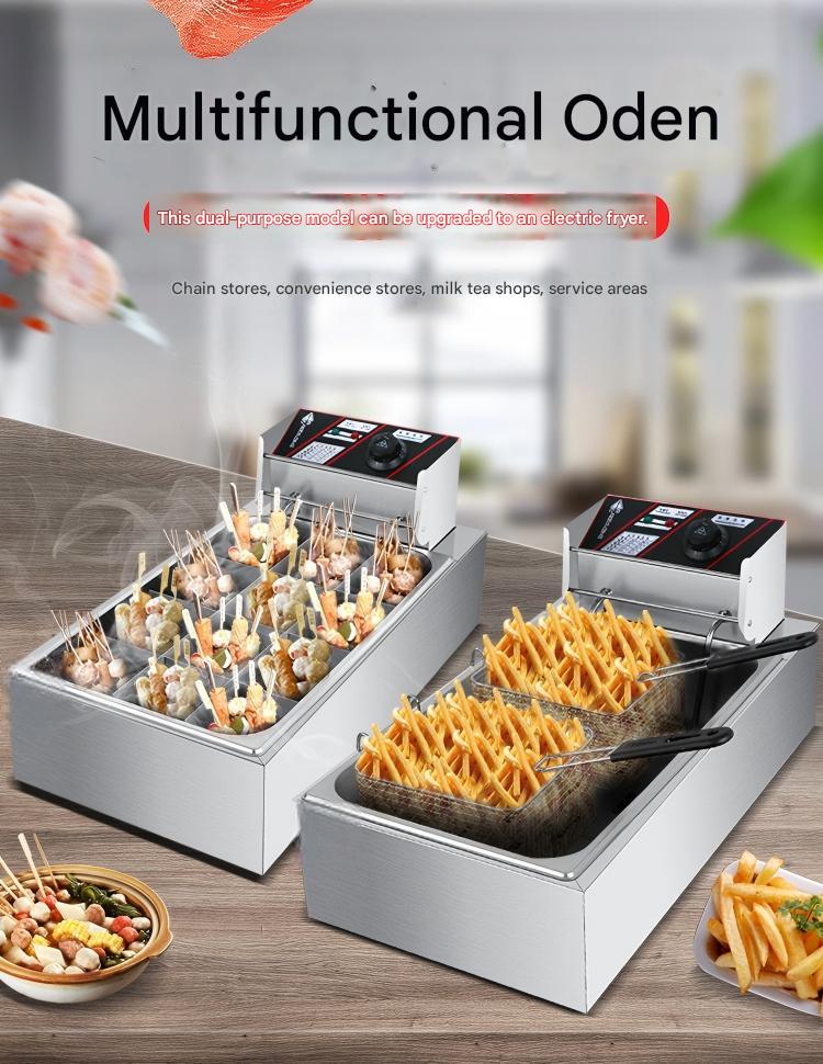 헤비듀티 전기 튀김기 12L 상업용 싱글 탱크 연장형  - Commercial Deep Fryer Double Tank 12L 리뷰 및 가격