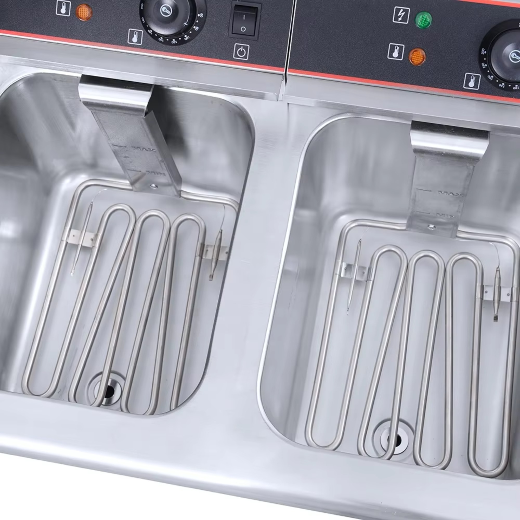 핫세일 가격 스테인리스 스틸 딥 프라이어 상업용 주방  - Commercial Deep Fryer Double Tank 12L 리뷰 및 가격