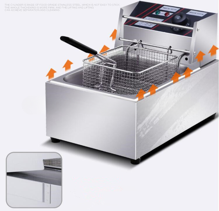 20L 전기 단일 탱크 프라이어 스테인리스 스틸 프라이 - Electric Fryer Commercial 20L 리뷰 및 가격