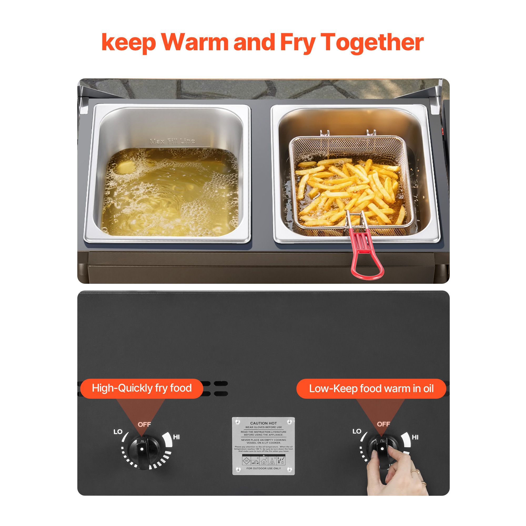 야외용 프로판 딥 프라이어, 듀얼 탱크 8QTx2 상업 - Commercial Gas Deep Fryer Propane 리뷰 및 가격