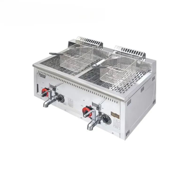 20L*2 이중 탱크 스테인리스 스틸 상업용 딥 프라이 - Countertop Deep Fryer With Timer 리뷰 및 가격
