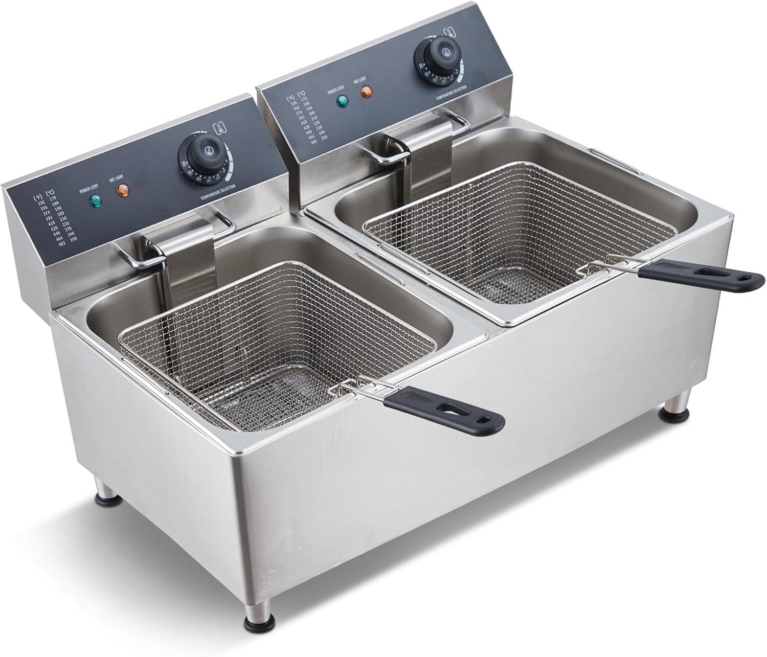 Tacleekii 11L 듀얼 탱크 상업용 전기 딥 프 - Fryer Basket Commercial Stainless 리뷰 및 가격