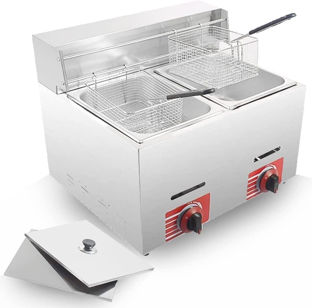 상업용 스테인리스 스틸 LPG 딥 프라이어 8L (바스 - Commercial Gas Deep Fryer Propane 리뷰 및 가격