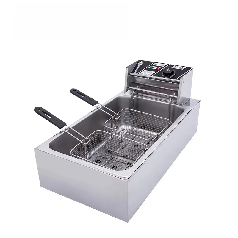 12L 전기 상업용 딥 프라이어 3KW 220V 고온  - Fryer Basket Commercial Stainless 리뷰 및 가격
