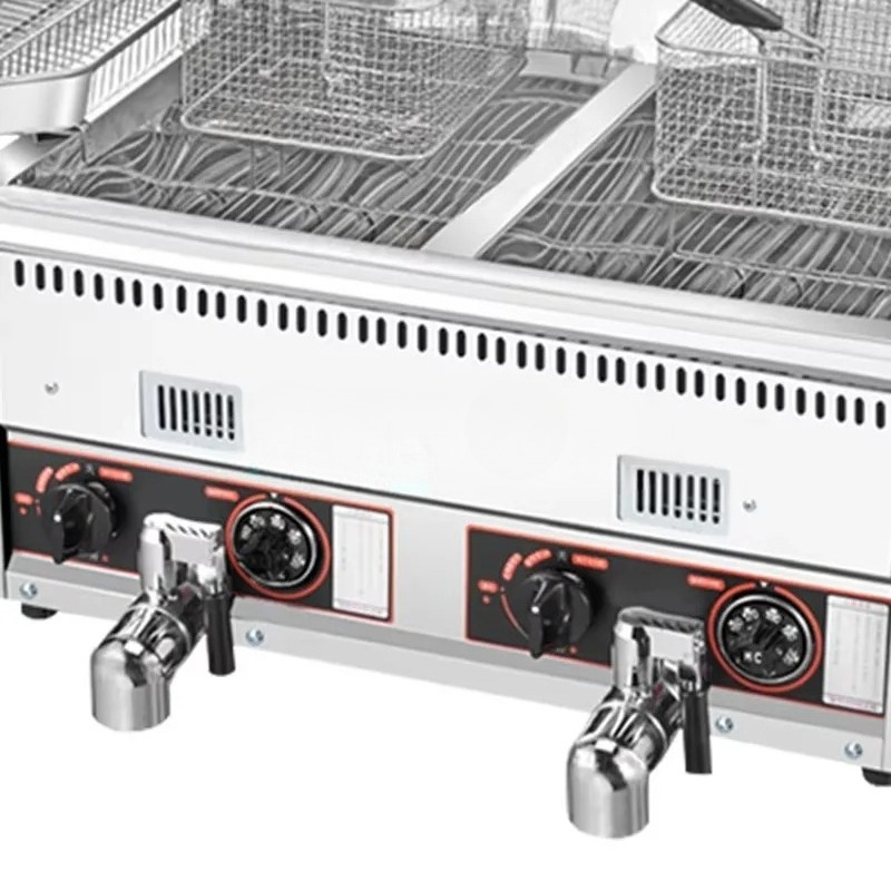 12L+12L 핫세일 감자칩 치킨 튀김기 상업용 프로판 - Commercial Gas Deep Fryer Propane 리뷰 및 가격