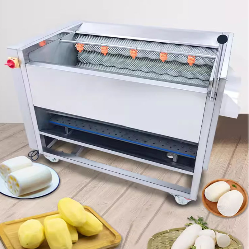 상업용 브러시 롤러 야채 세척 및 껍질 벗기는 기계 스 - Commercial Potato Peeler Machine 리뷰 및 가격