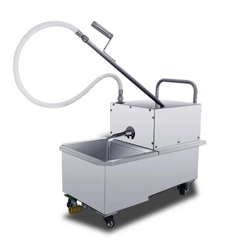 스테인리스 스틸 이동식 식용유 여과 카트 상업용 전기  - Fryer Oil Filtration Machine 리뷰 및 가격