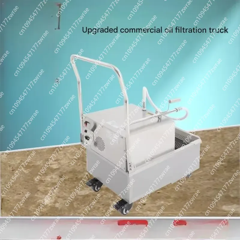 110V 미국식 이동식 오일 필터 카트, 상업용 튀김기 - Fryer Oil Filtration Machine 리뷰 및 가격