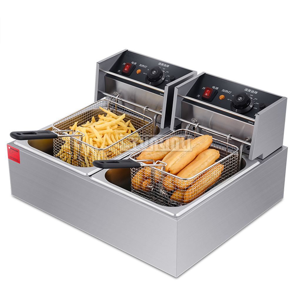 20L 대용량 스테인리스 스틸 전기 튀김기, 상업용 카 - Electric Fryer Commercial 20L 리뷰 및 가격