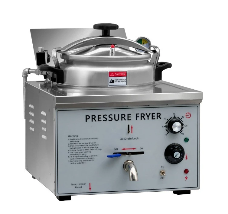 새로운 상업용 전기 데스크탑 소형 16L 220V 압력 - Pressure Fryer Commercial Chicken 리뷰 및 가격