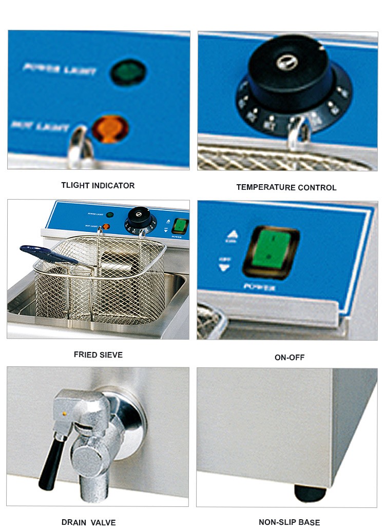 인기 판매 산업용 이중 상업용 감자 튀김기, 10-12 - Commercial Deep Fryer Double Tank 12L 리뷰 및 가격