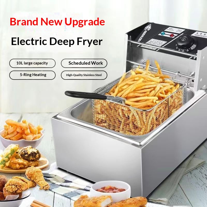 10L/20L/22L 울트라 두꺼운 스테인리스 스틸 상 - Electric Fryer Commercial 20L 리뷰 및 가격