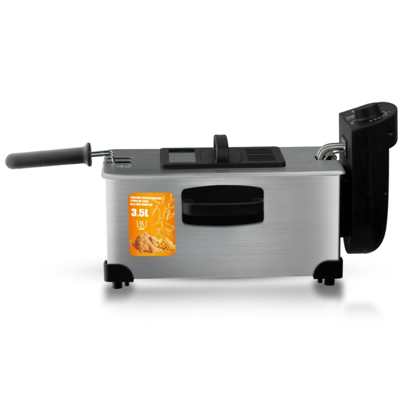 EU/UK 전기 딥 프라이어 2000W 대용량 오일 오 - Countertop Deep Fryer With Timer 리뷰 및 가격