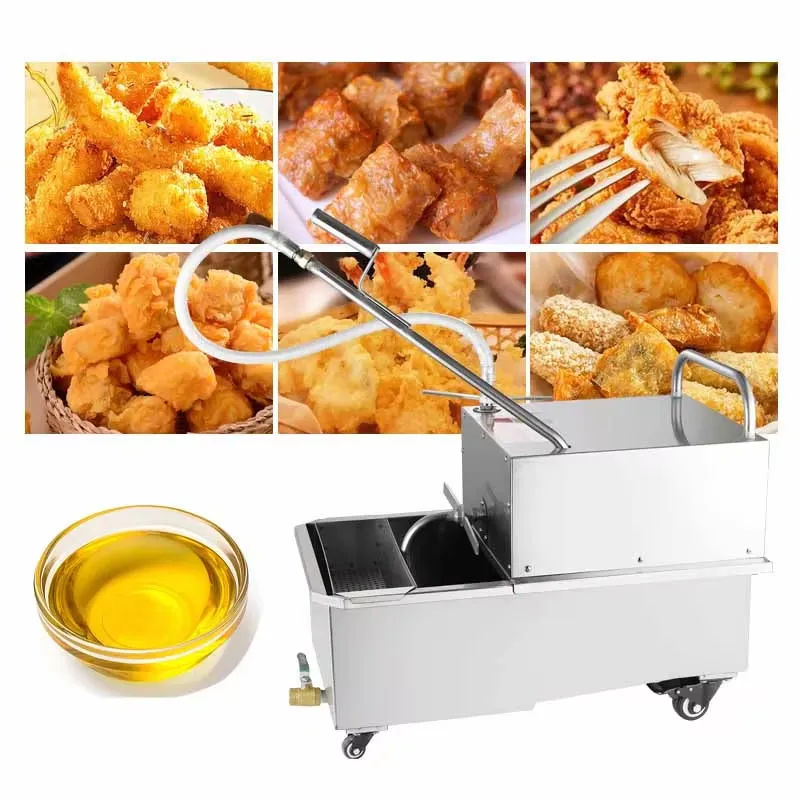 YWM 인증 상업용 48L 스테인리스 스틸 식용유 여과 - Fryer Oil Filtration Machine 리뷰 및 가격