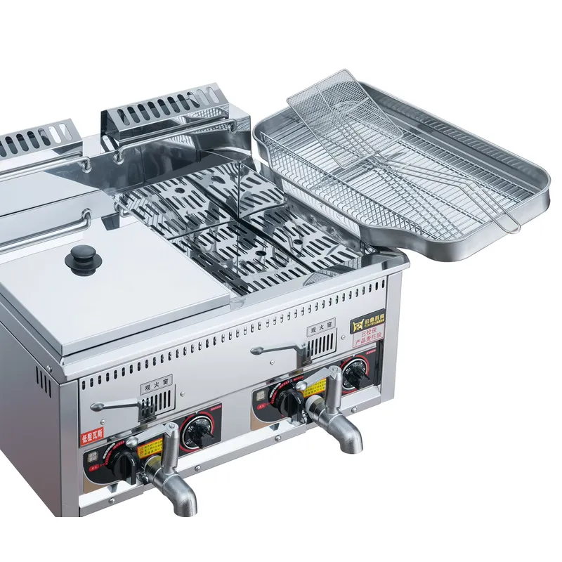 12L 용량의 상업용 전기 튀김기, 이중 트레이, 스테 - Commercial Deep Fryer Double Tank 12L 리뷰 및 가격