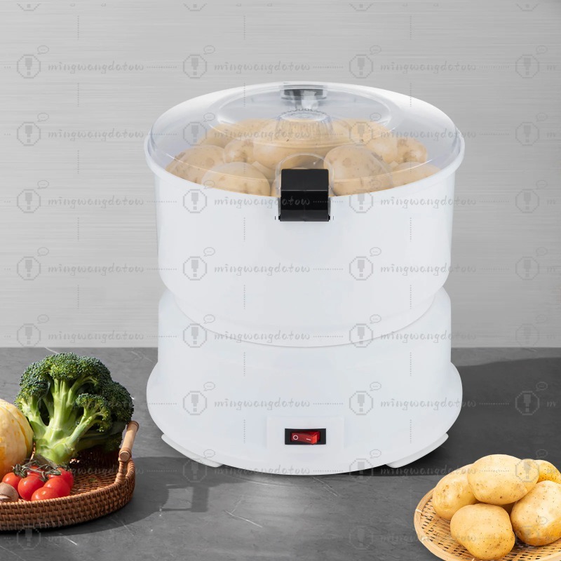 흰색 AOT-P01 85W 전기 감자 껍질 벗기는 기계 - Commercial Potato Peeler Machine 리뷰 및 가격