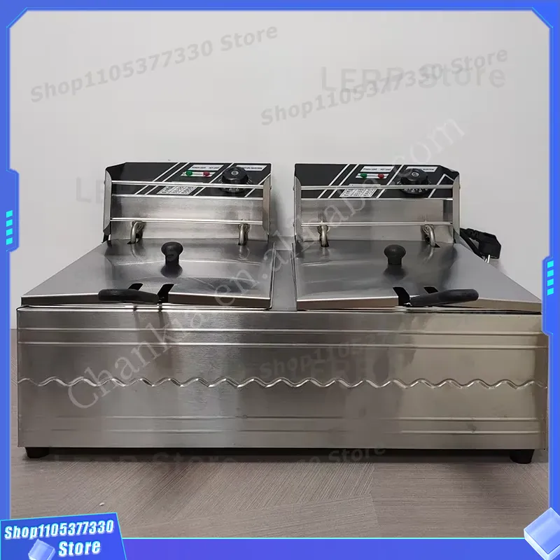 상업용 12L 이중 탱크 전기 프라이어 스테인리스 스틸 - Commercial Deep Fryer Double Tank 12L 리뷰 및 가격