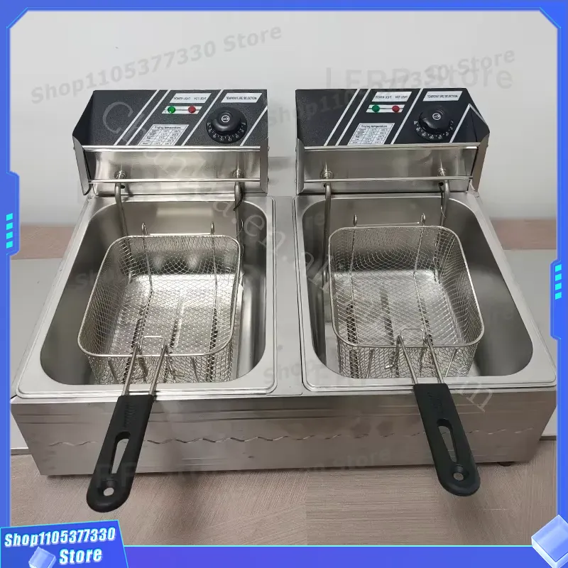 상업용 12L 이중 탱크 전기 프라이어 스테인리스 스틸 - Commercial Deep Fryer Double Tank 12L 리뷰 및 가격