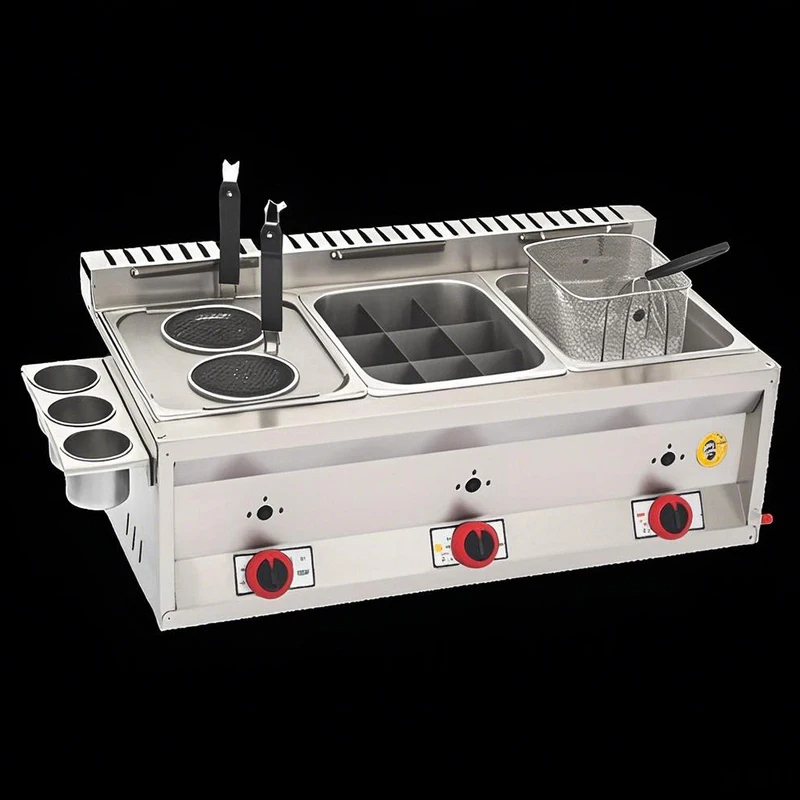 3개의 8리터 가스 치킨 윙 딥 프라이어, 상업용 프렌 - Commercial Gas Deep Fryer Propane 리뷰 및 가격