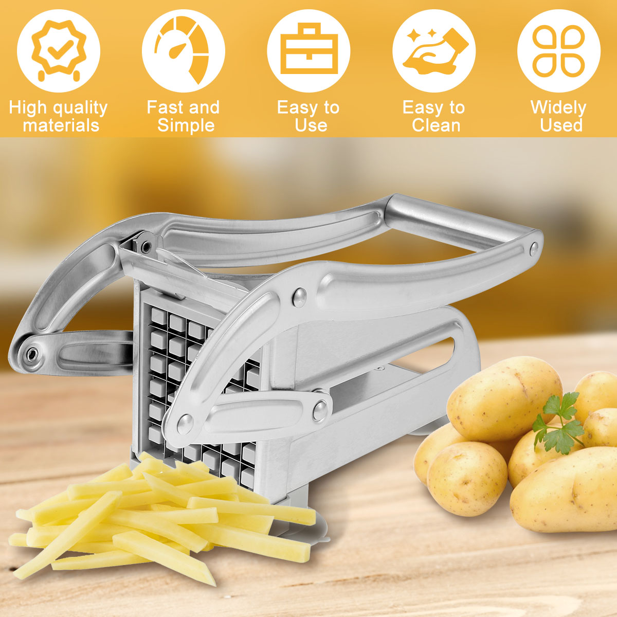 프렌치 프라이 커터 스테인레스 스틸 및 플라스틱 감자  - Commercial French Fry Cutter 리뷰 및 가격