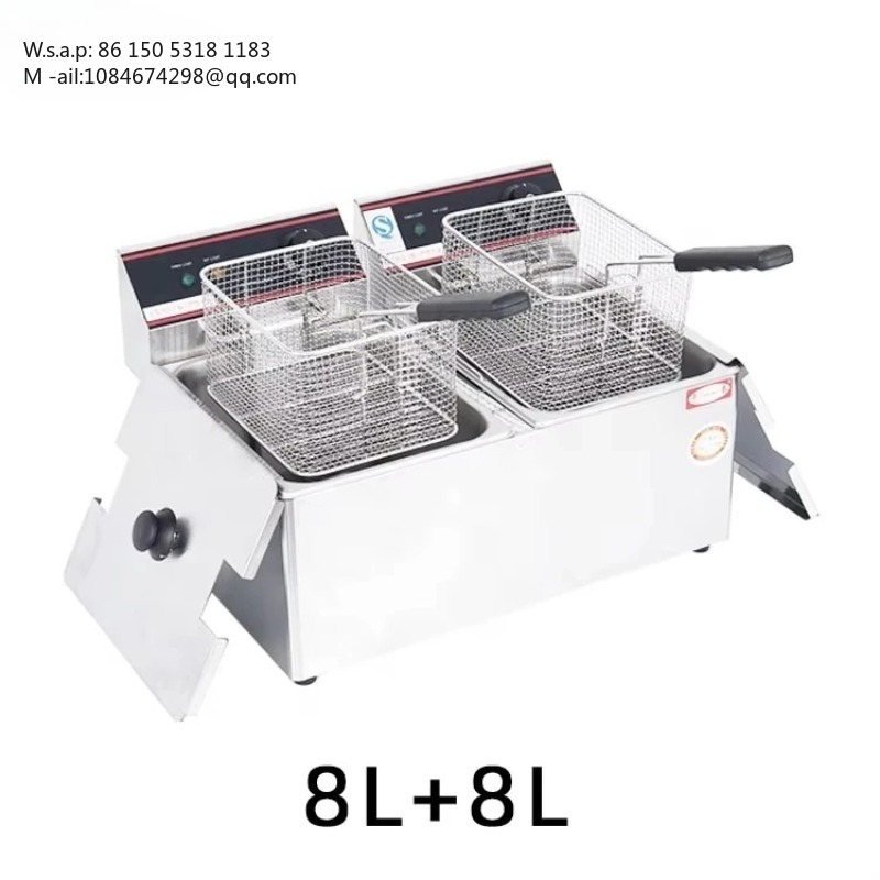 상업용 자동 전기 튀김기 스테인리스 스틸 8리터 탱크  - Commercial Donut Fryer Electric 리뷰 및 가격