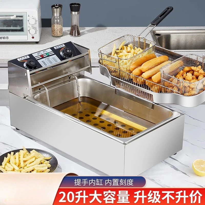 단일 탱크 전기 딥 프라이어 상업용 대용량 튀김 스틱, - Commercial Donut Fryer Electric 리뷰 및 가격