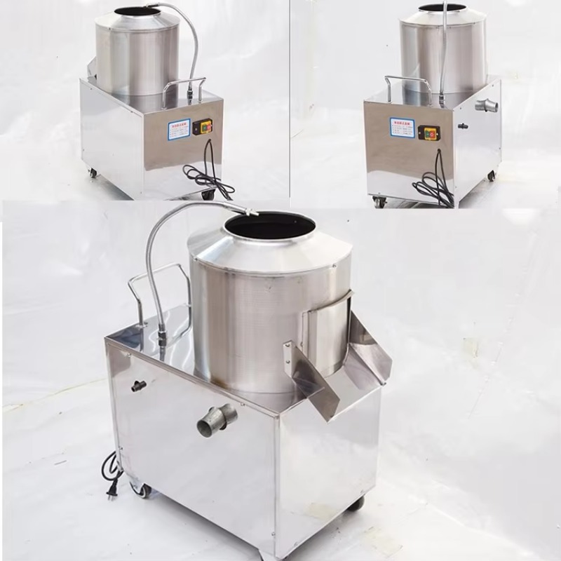 상업용 생강 세척기, 감자 및 고구마 세척 및 껍질 벗 - Commercial Potato Peeler Machine 리뷰 및 가격